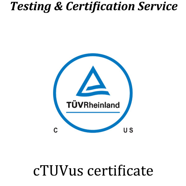 Rhine cTUVus Certification;The cTUVus mark prove that product meets the requirements of the US and Canadian markets