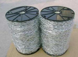 High Strength Galvanized Steel Chain with G30 , G43 , G70 , G80 Grade
