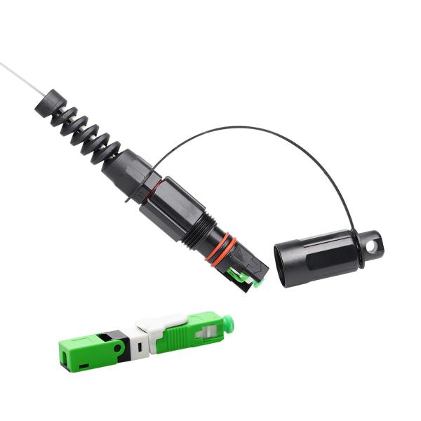 Solução de IP68 FTTH, conector de Corning Optitap da montagem do campo do SC APC