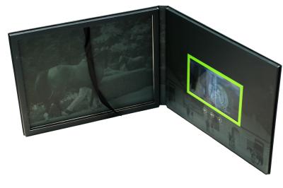 16:9 Carte vidéo avec téléchargement USB en format A5 A4