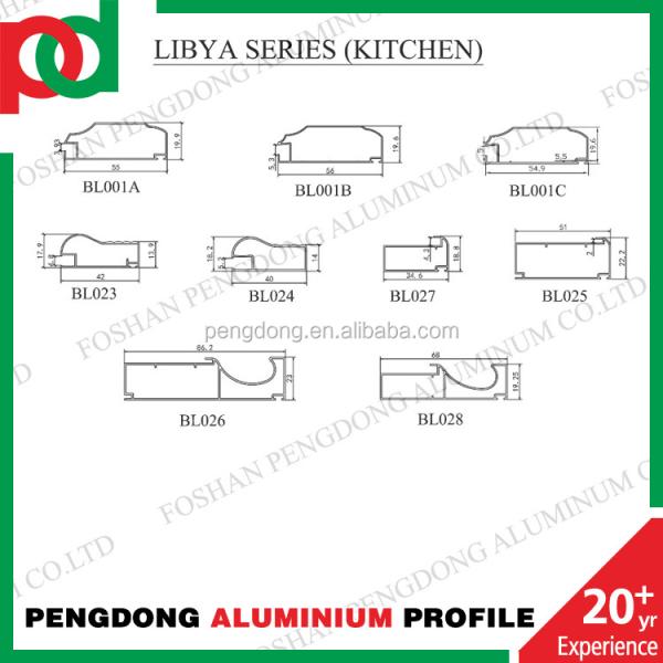 0.4mm Wood Grain Aluminium Profile Heat Insulation For Iraq Malaysia