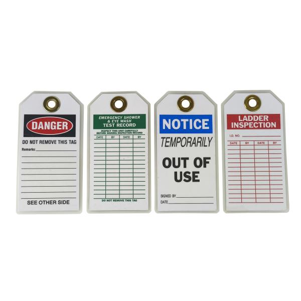 Customize Laminating Waterproof Plastic Lockout Tagout Danger Tag