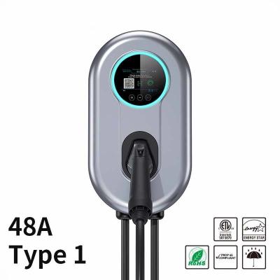 Portable 16A Cable Adapter Level 2 EV Charger 110-240V with Schuko Plug Type1