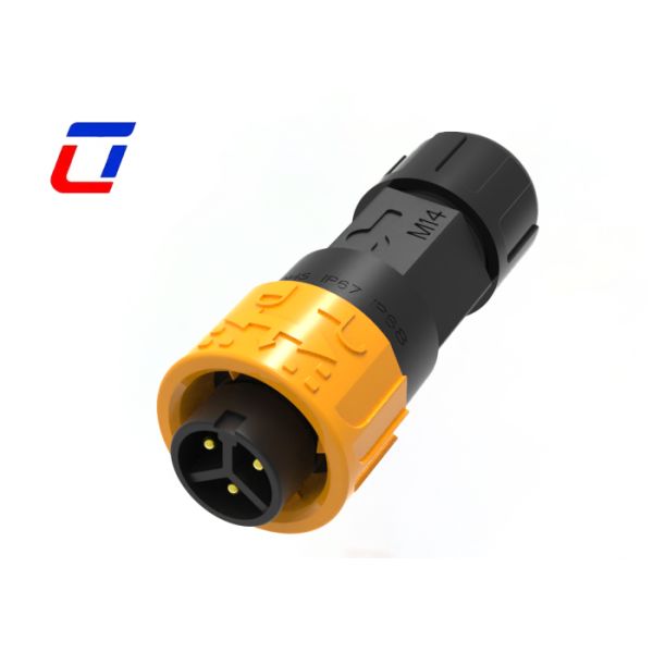 M16 Male Female 3 Pin Power Connector 10A Industrial Plug And Socket