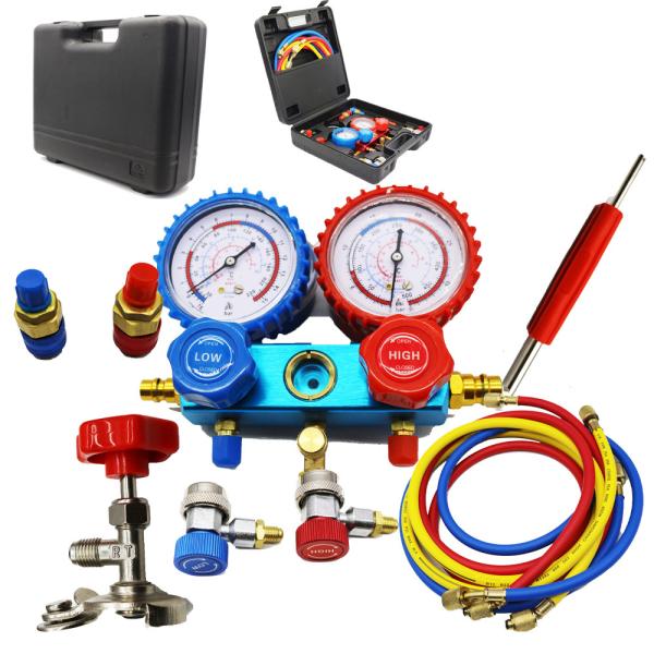Manifold Gauge Set Commercial Refrigeration Repair Parts R410A R134A R22