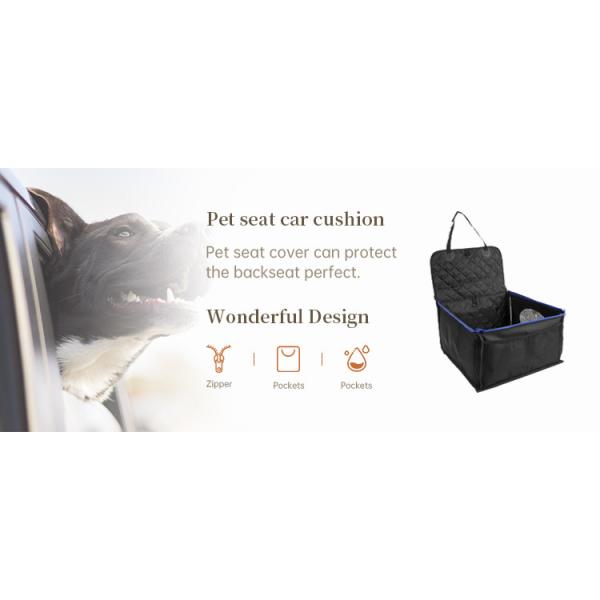 Animal de estimação impermeável Front Protetor Seat de Seat do impulsionador do carro do cão com o bolso inferior do armazenamento do Não-deslizamento e removível e lavável