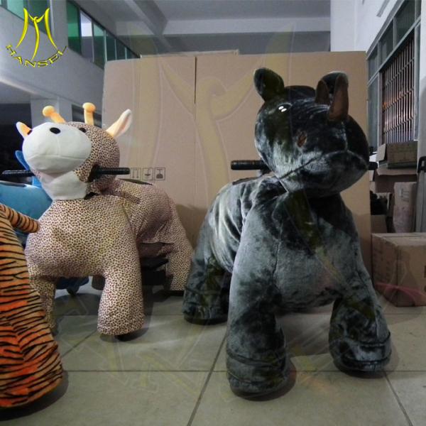 Hansel durable material battery coinchina fun equipment baby toys electric motor car moving animals battery operated