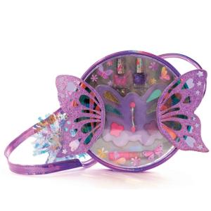 Real Girls Childs Make Up Kit Makeup Princess Toys With Butterfly Bag CPSIA