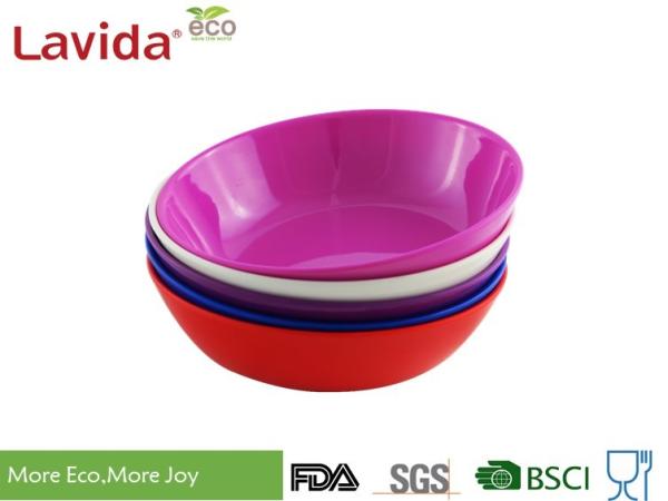 Phthalate Free Melamine Cereal Bowls High Strength Endurable For Home / Restaurant