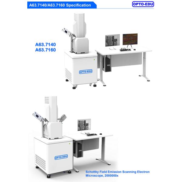 Opto Edu A63.7140A63.7160 2000000x Microscópio Eletrônico de Escaneamento de Emissão de Campo Schottky