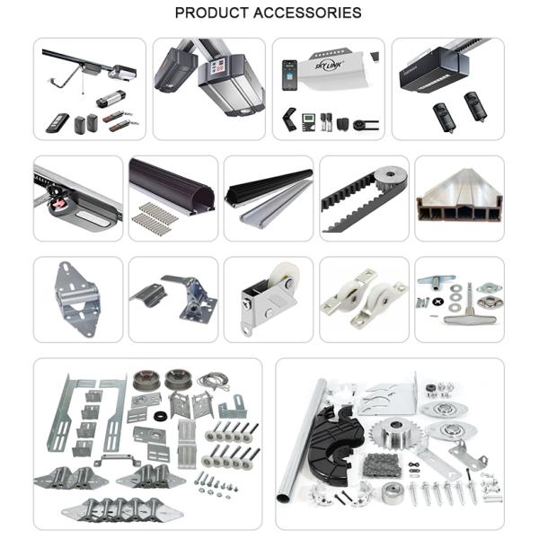 2025 Modern Automatic Industrial Sectional Pedestrian Door Good Price Bifold Garage Door Wholesale Electric Garage Door