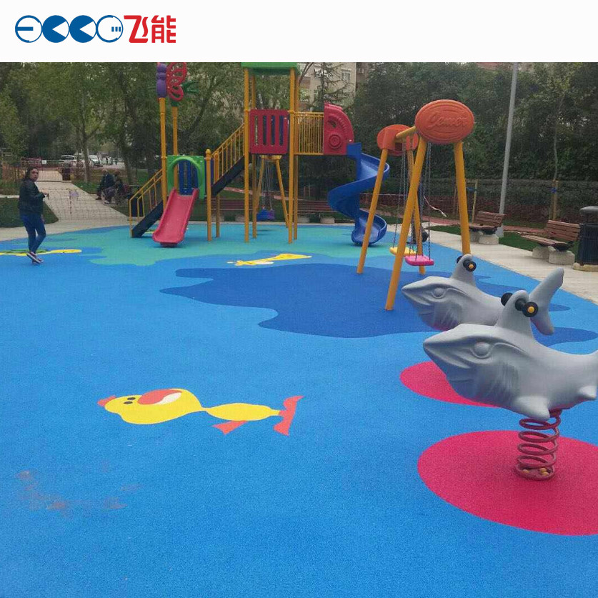 Настил зерен спортивной площадки EPDM резиновый