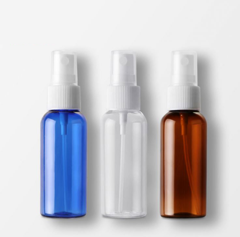 бутылка брызг ясности 50ml 100ml PETG пустая круглая пластиковая для заботы кожи