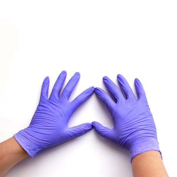 Disposable nitrile gloves