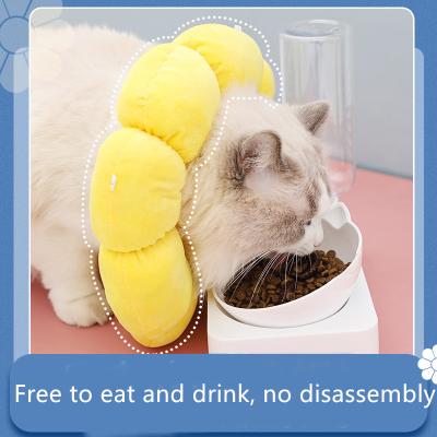 Amarelo dos colares do treinamento de Cat Elizabeth Ring Warm Anti Licking Pet