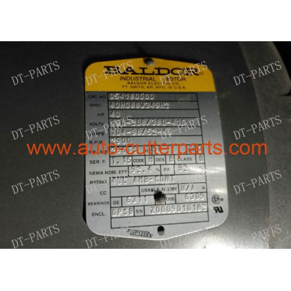 Round GTXL Auto Cutter Parts Grey Electrical Vacuum Motor Baldor  No 054180000 To GT GGT Series