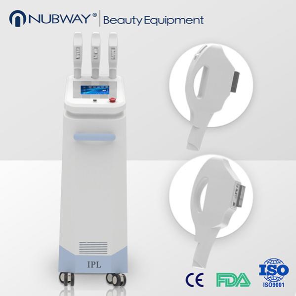 New Skin Three Handles IPL Beauty device for beauty spa with good results