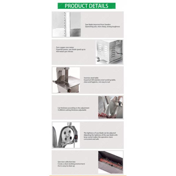 Plastic Bone Saw Professional Meat Mincing Machine Made In China