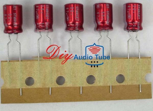 50V 47UF Audio Electrolytic Capacitors Through Hole Mounting Type STARCET Series