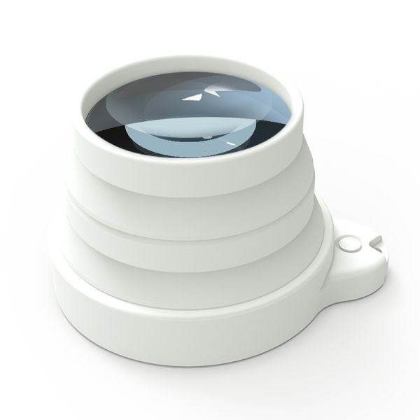 Transformable Multi-Angle Adjustable Original Foldable Magnifier with Dual Power Supply Soft Flexible Silicone Surface