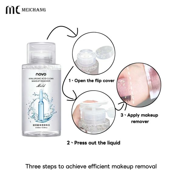 150ML/200ML/300ML/500ML External Pump Makeup Remover Bottle with Leak-Proof Seal and Medical-Grade External Pump