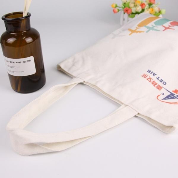 Wholesale Promotional Cheap Folding Custom drawing cotton cloth bag shopping cotton bag