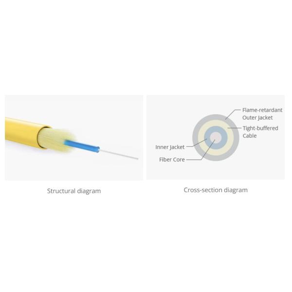 OEM Single Mode Fiber Patch Cable LC/UPC к LC/UPC Simplex OS2 1310/1550nm