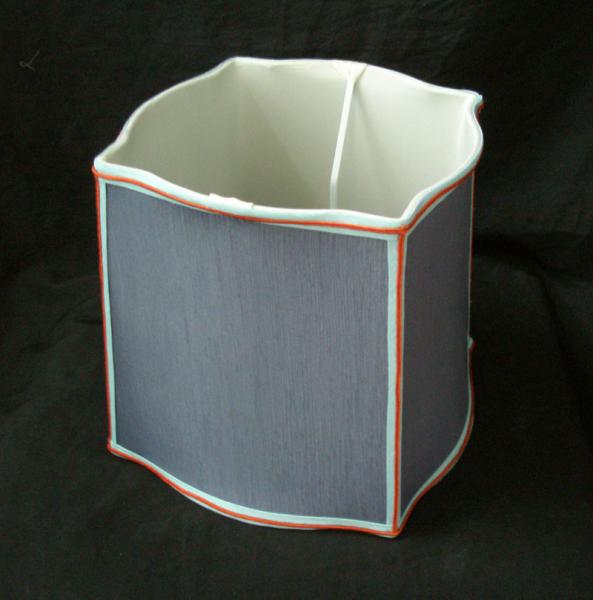 Square Cut Corner Bedside Lamp Shades 4 Convex Angle E26