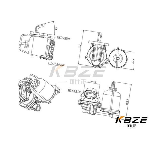 MASSEY FERGUSON ТРАКТОР КБЗЕ БОЛЬНОГО ПУМПЫ ULPK0018 2641406 для дизельного двигателя PERKINS