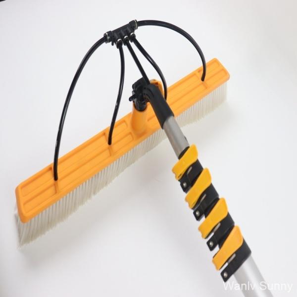 Manual Solar Panel Cleaning Brush with 55cm Brush Head and 7.5m Handle Fuel Manual