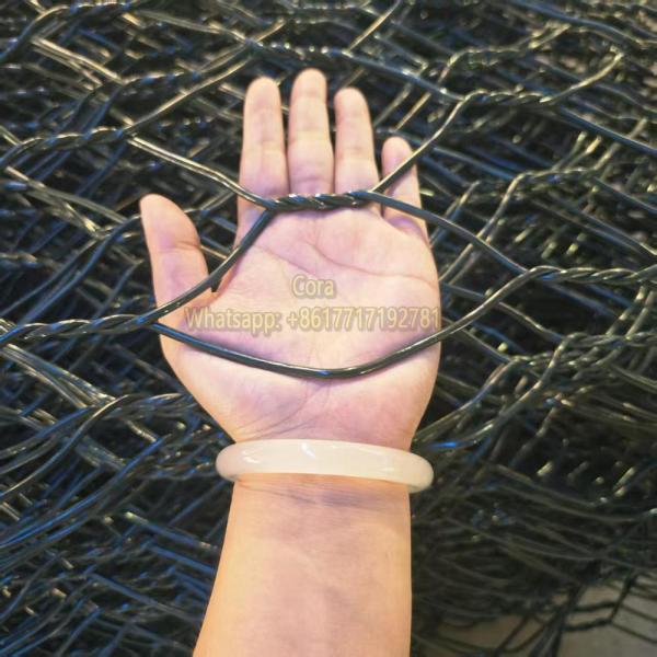 7 días de entrega Galvanizado revestido con PVC Aplicable Gabion Pared de malla para inundación Gabion Pared de apoyo