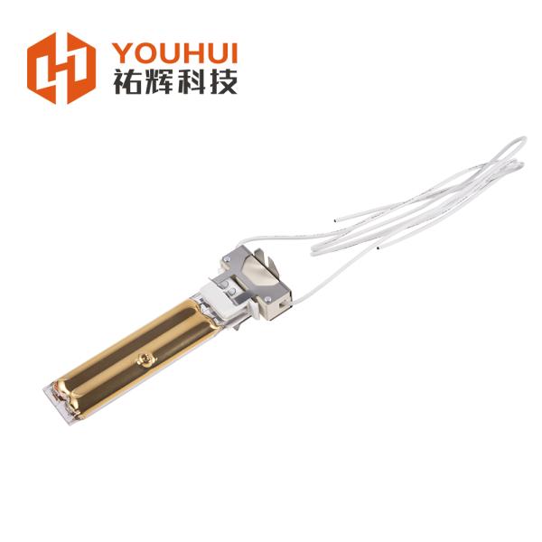 Lámpara infrarroja de doble tubo de 420W 120V con revestimiento de oro para impresión 3D