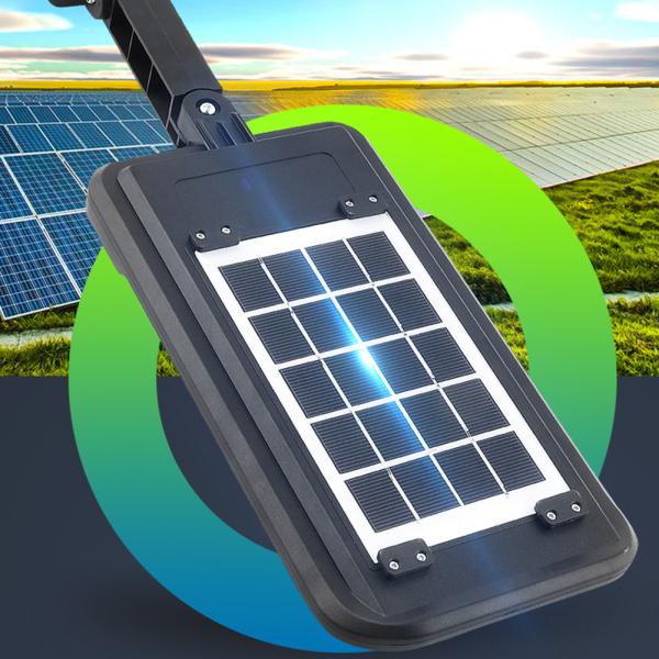 3.7V 3000mAh  Pole Solar Street Light , Remote Control Outdoor Security Light