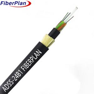 Double Sheath Aramid Yarn Reinforcing ADSS Self Supporting Cable