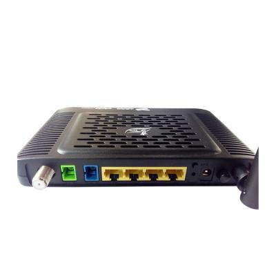 Dispositivo preto 1GE 3FE da fibra ótica de FTTH GPON ONU com Wifi CATV DWDM