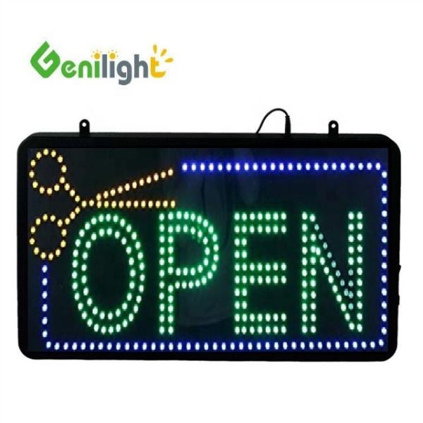 Barber Scissors Cut LED Sign Popular Animated Neon Chain for Your Business Needs