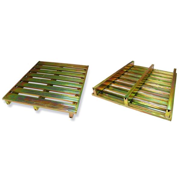 A01: Plastic Spraying Steel Pallet Single Deck Steel Pallet Metal Pallet