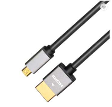 Aluminum Alloy Shell Ultra Slim Hdmi Cable Support 4k 18Gbps High Speed Hdmi  4k