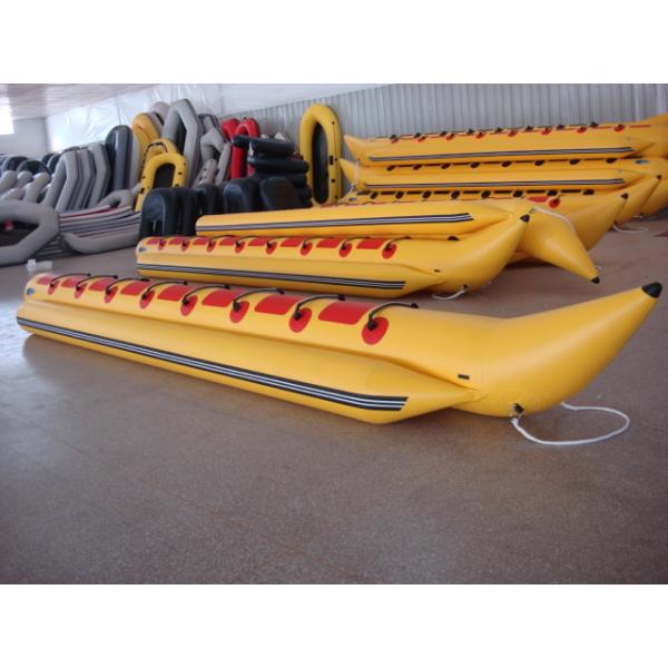 Garden Red Orange Yellow Banana Boat Raft Suitable For Adults