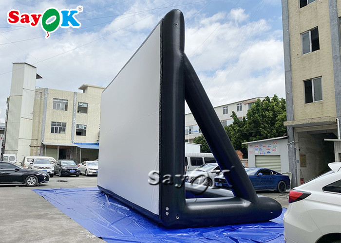 Экран репроектора фильма Pvc раздувных мест 9x6mH киноэкрана задворк общественных воздухонепроницаемый раздувной