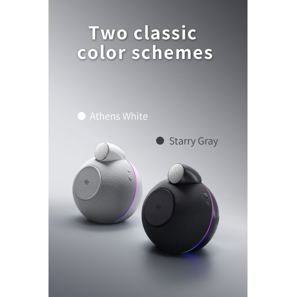 Bluetooth V5.3 Stereo Speaker Qi 2 wireless charger