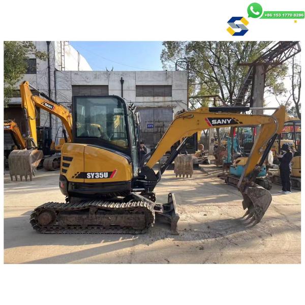 SY35U 3.5TON peso China proveedor 100% nueva producción de maquinaria Sany 35u mini excavadora