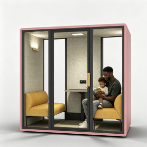 Quiet Prefab Soundproof Room Office Modular Acoustic Booth