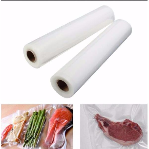 Embossed Frozen Food Vacuum Bags , Transparent Heavy Duty Vacuum Seal Bags