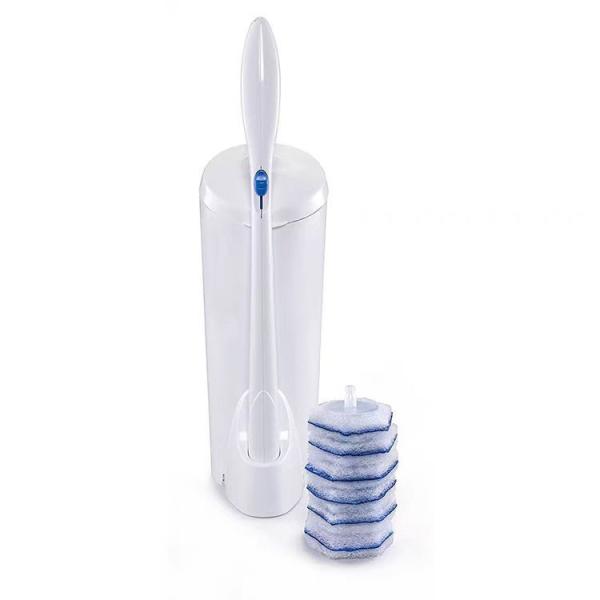 Une brosse à toilettes jetable polyvalente, un nettoyant pour les taches, un nettoyeur de toilettes jetable