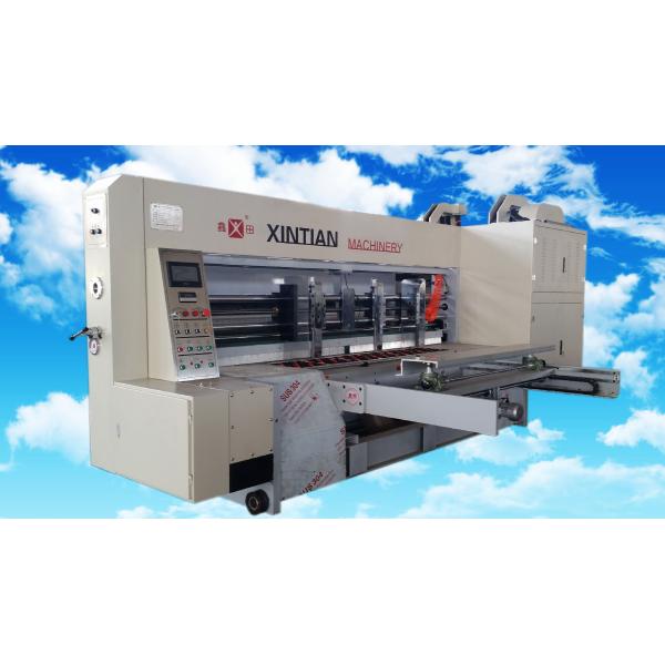 Suction Vacuum Feeder Flexo Printer Slotter Machine For Carton Manufacturing Machine