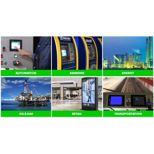 ПК Интел ДЖ1900/И3/И5/И7 экрана касания держателя панели изрезанной нержавеющей стали ИП67 промышленный