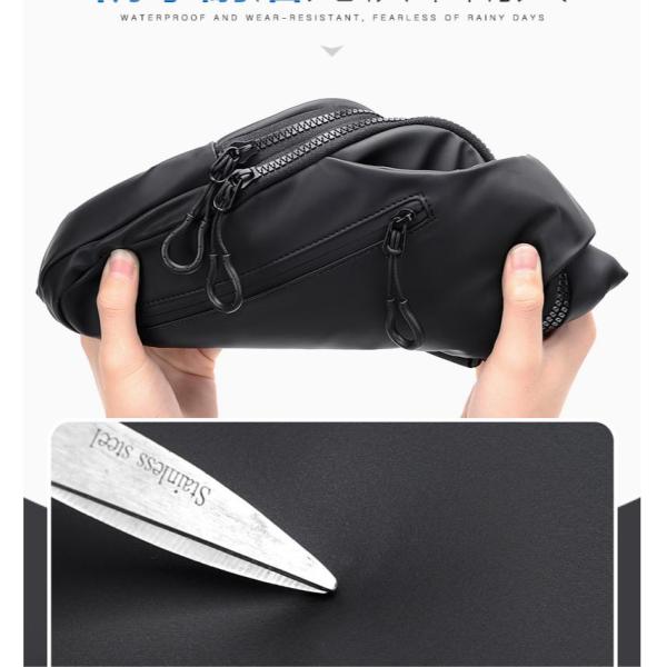 Waterproof Custom Waist Pouch Crossbody Bag for Fashionable Men and Women