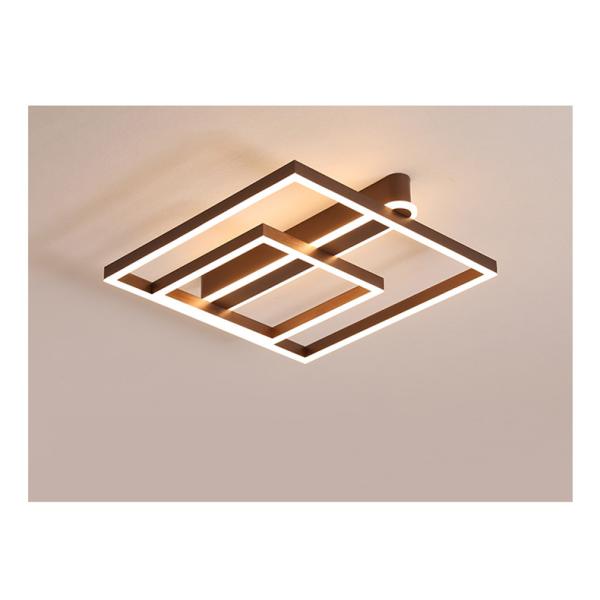 Sala de estar/dormitorio/cocina 260V Matte Gold Modern Ring Light