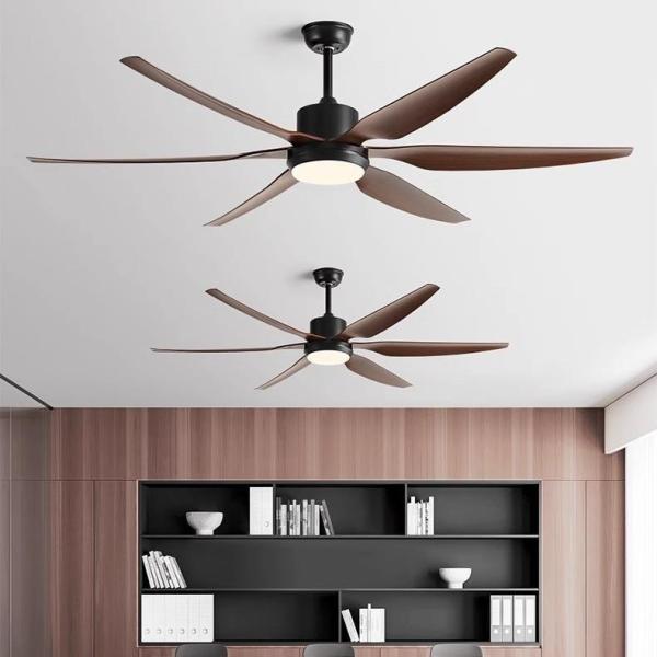 Ventilateur de plafond décoratif intérieur de 66 pouces avec lumière LED 3 Ventilateur de changement de couleur avec lumière